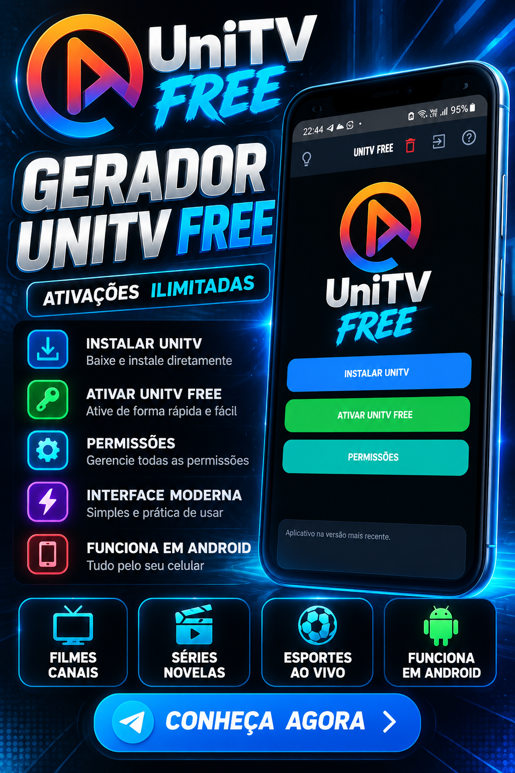 ATIVADOR UNITV FREE